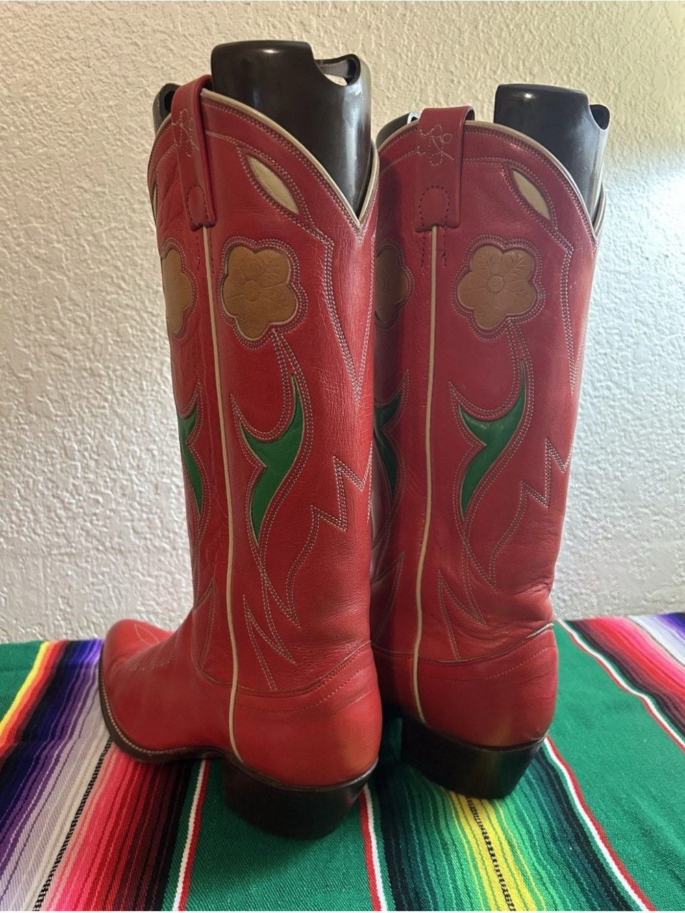*RARE* Ralph Lauren Selene Western Floral Boots - Picture 3 of 8